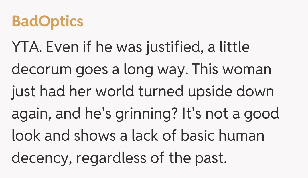 Comentariu de la BadOptics