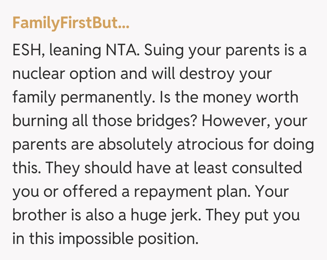 Comentariu de la FamilyFirstBut...