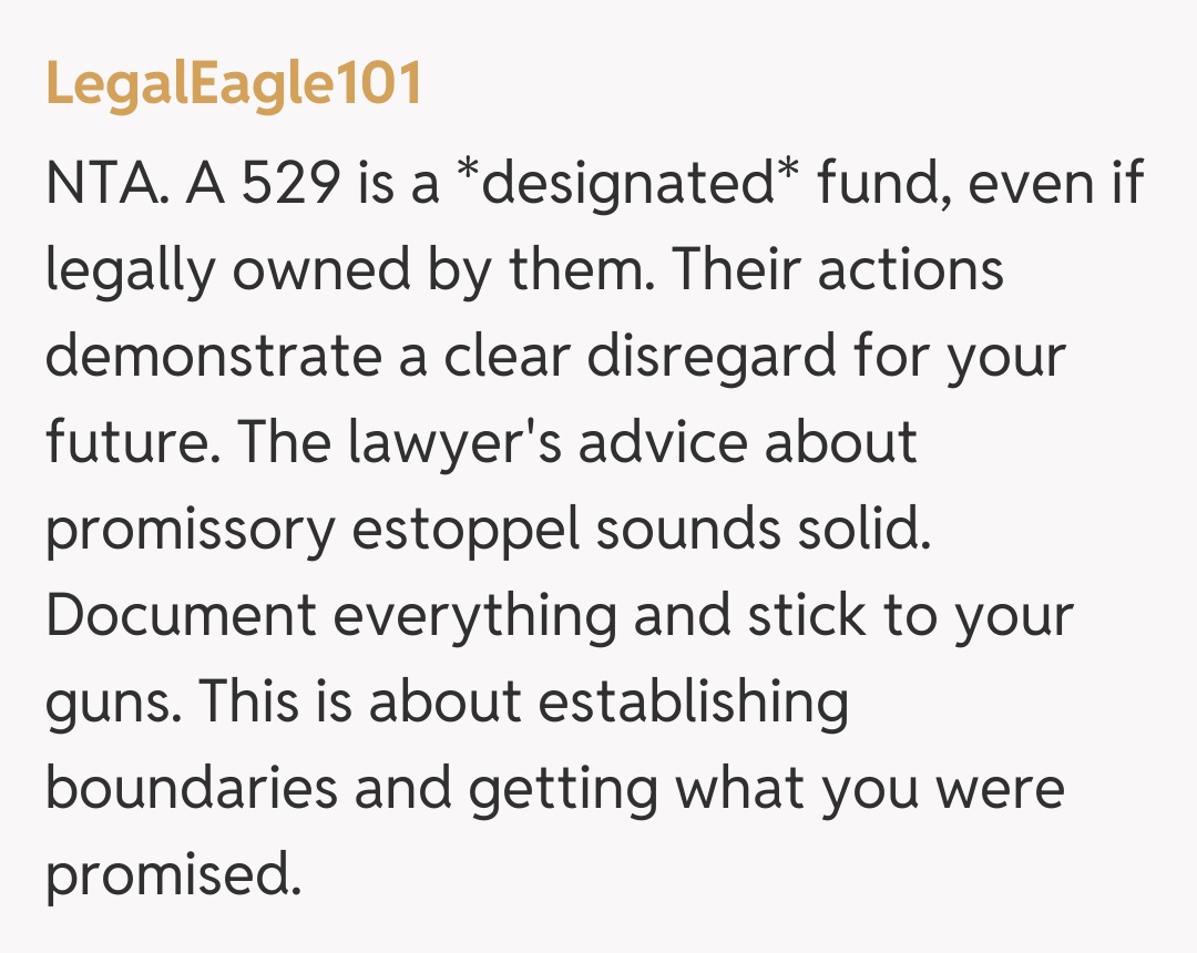 Comentariu de la LegalEagle101