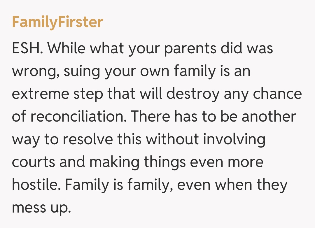 Comentariu de la FamilyFirster