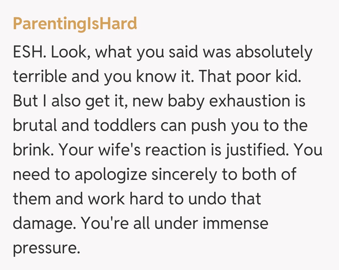 Comentariu de la ParentingIsHard