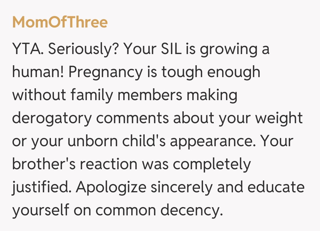 Comentariu de la MomOfThree