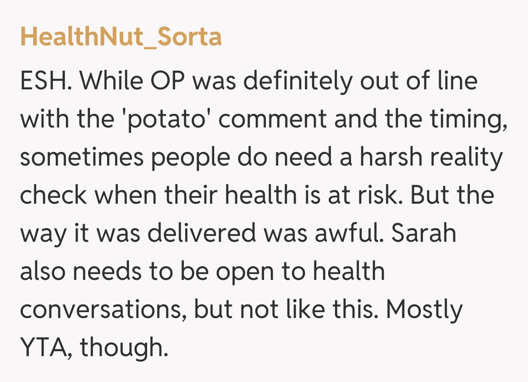 Comentariu de la HealthNut_Sorta