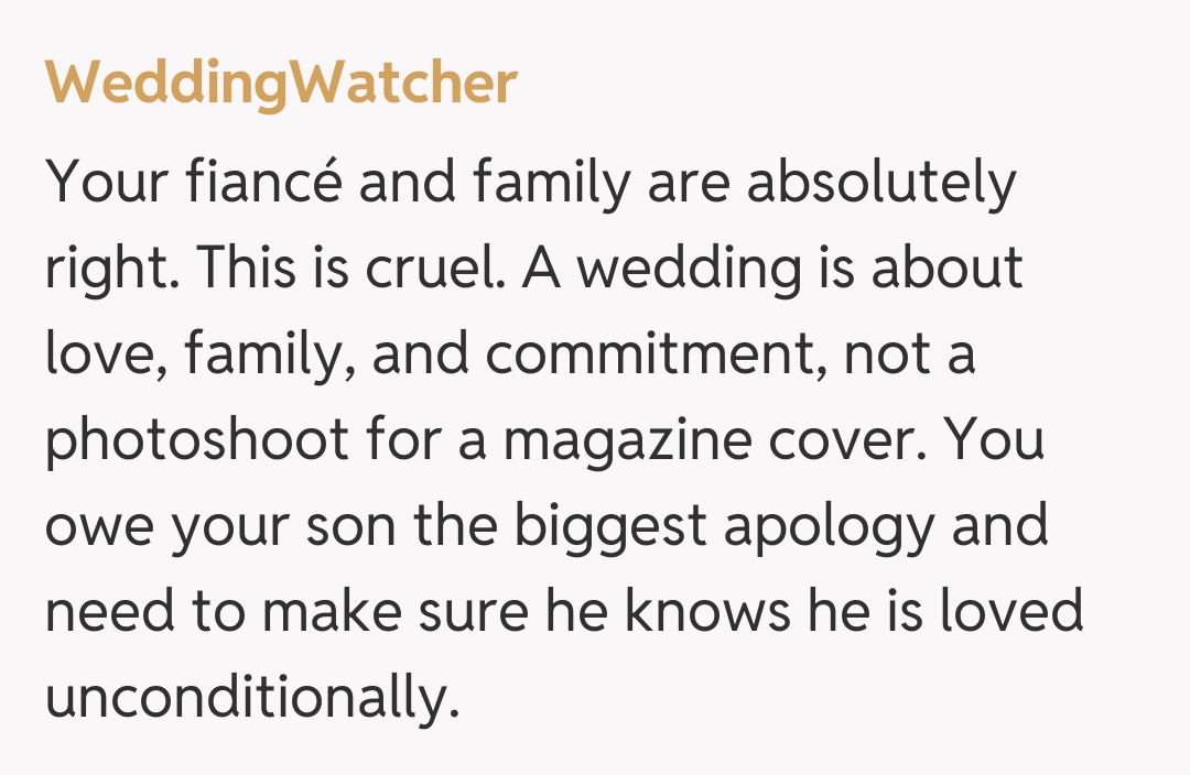 Comentariu de la WeddingWatcher