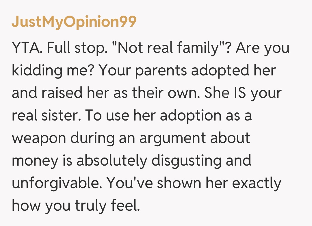 Comentariu de la JustMyOpinion99