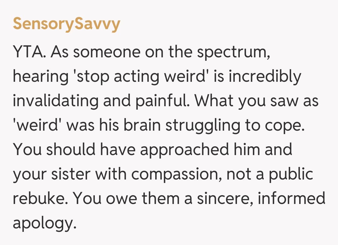 Comentariu de la SensorySavvy