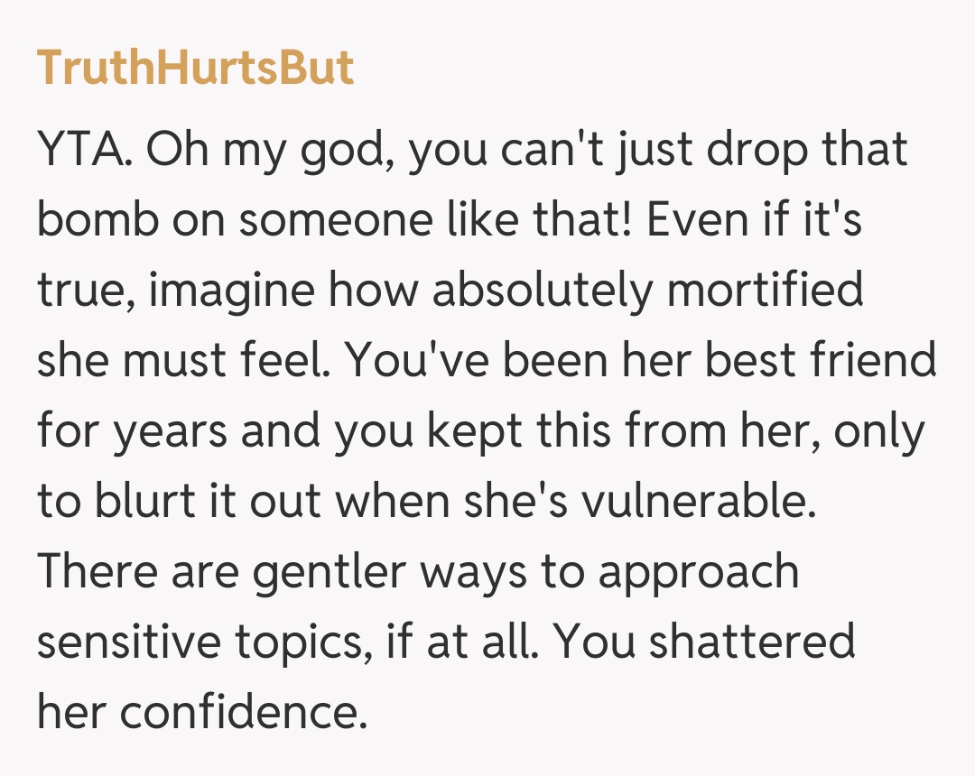 Comentariu de la TruthHurtsBut