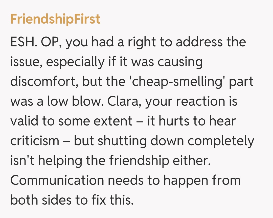 Comentariu de la FriendshipFirst