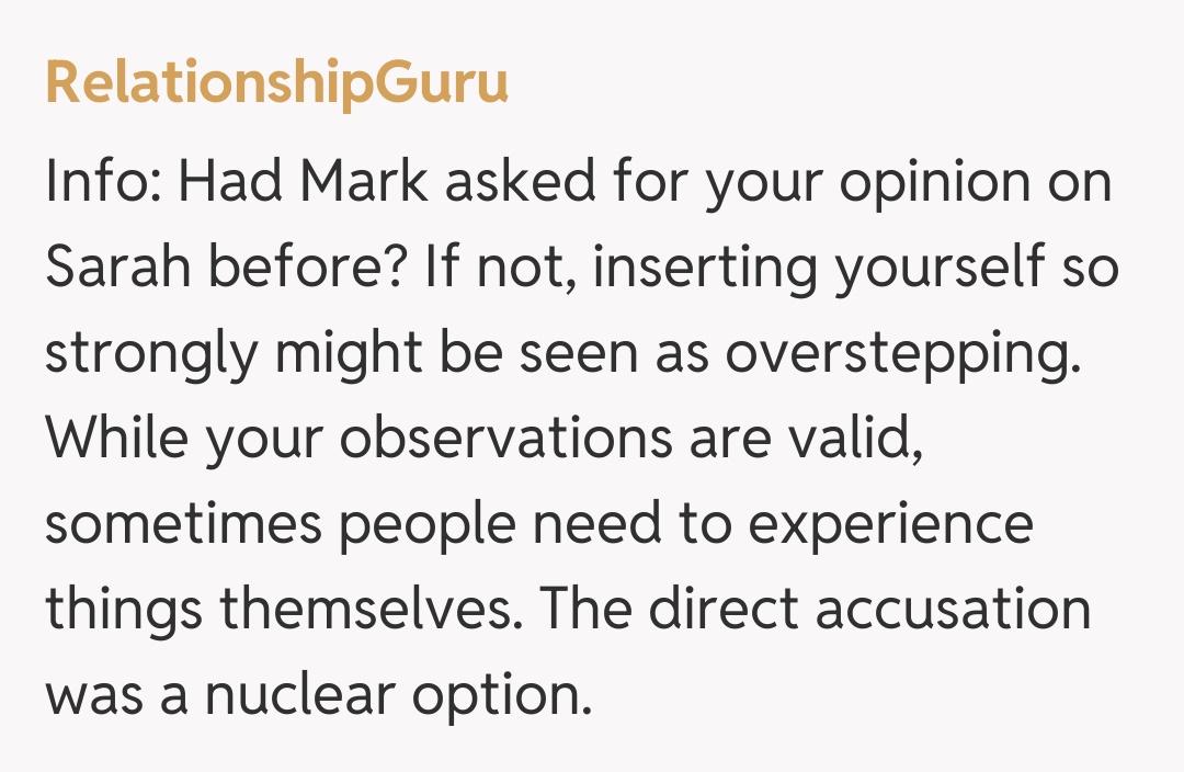 Comentariu de la RelationshipGuru