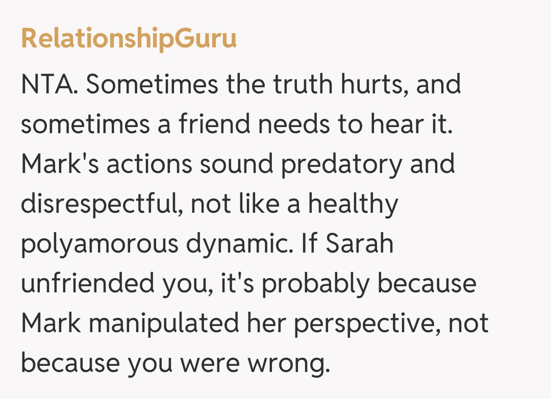 Comentariu de la RelationshipGuru