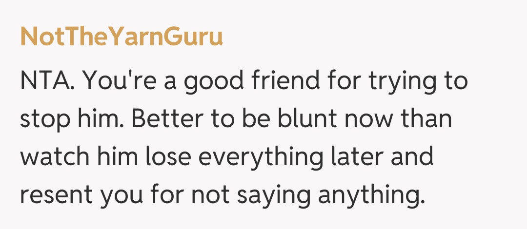 Comentariu de la NotTheYarnGuru