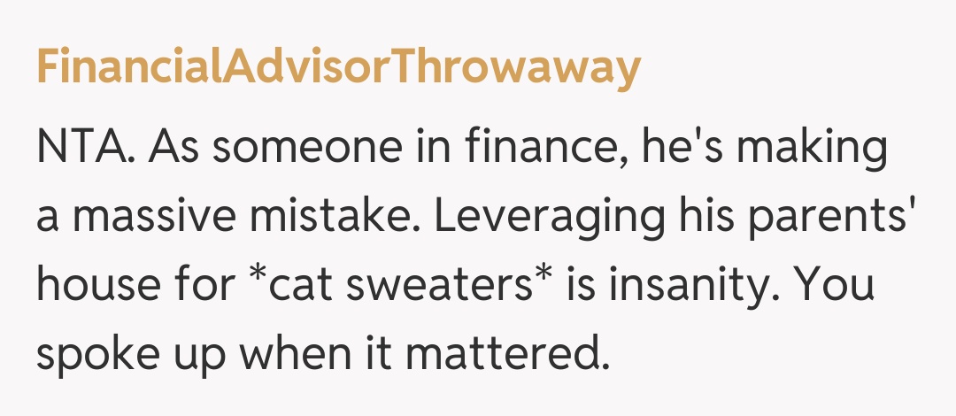 Comentariu de la FinancialAdvisorThrowaway