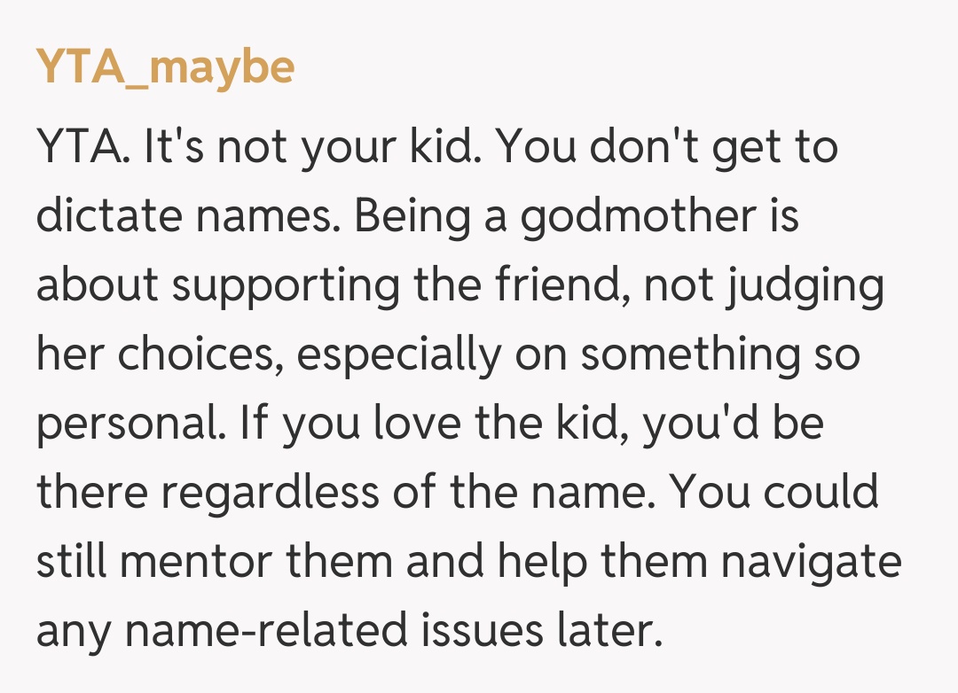 Comentariu de la YTA_maybe