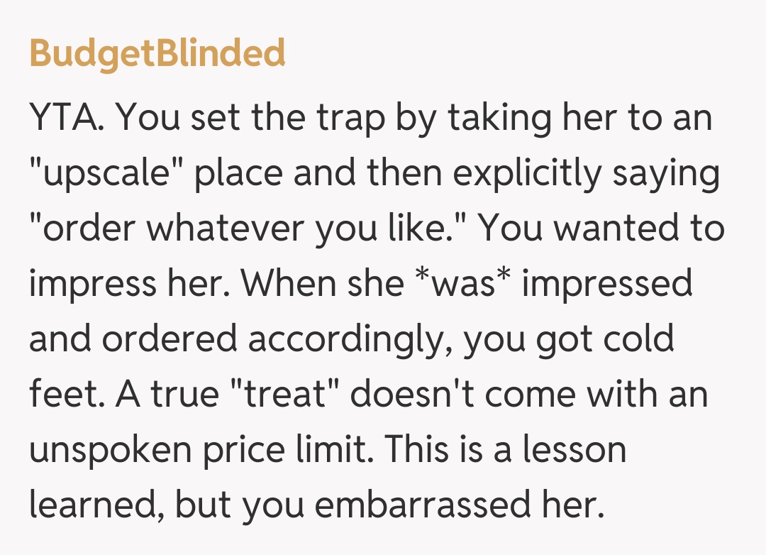 Comentariu de la BudgetBlinded