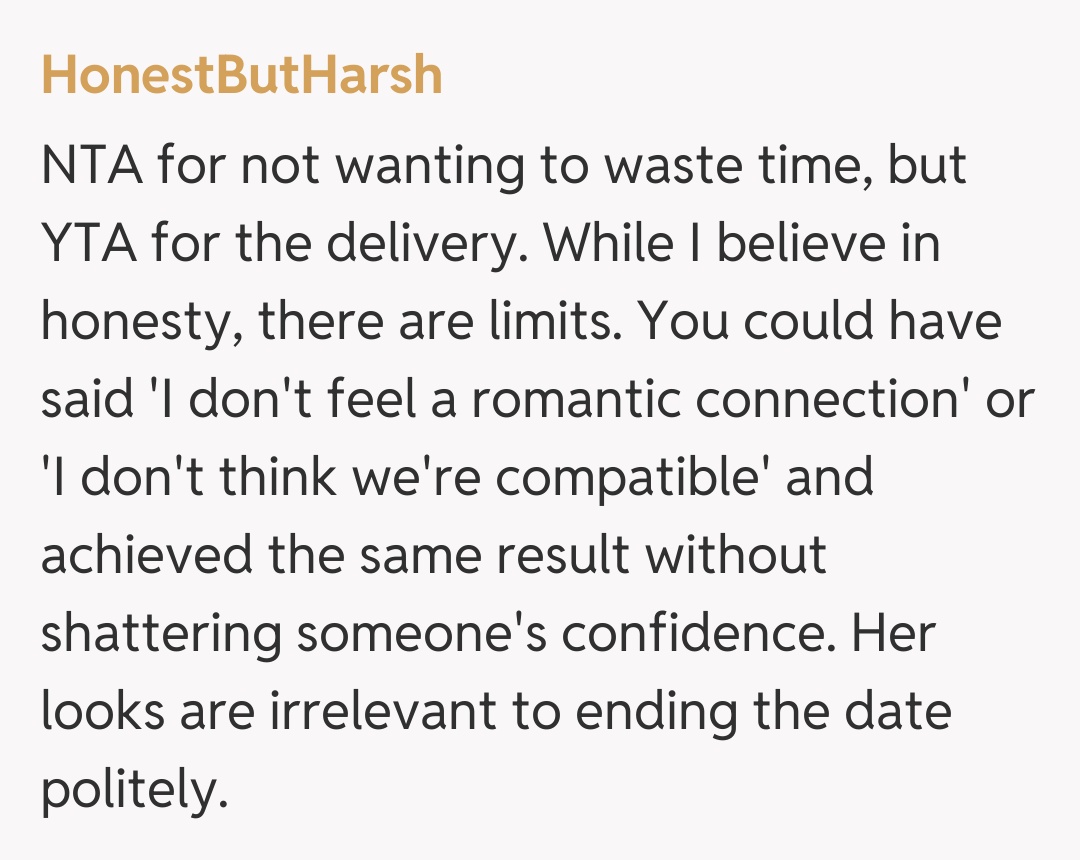 Comentariu de la HonestButHarsh