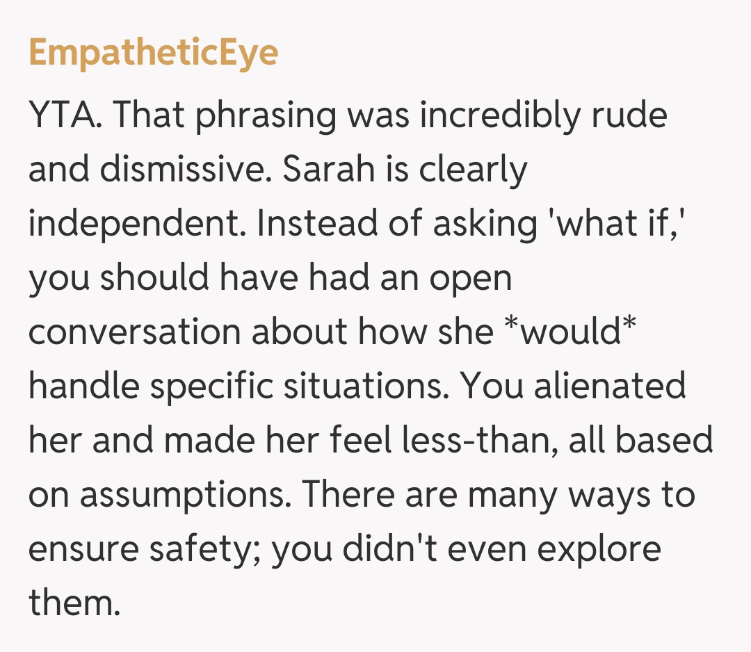 Comentariu de la EmpatheticEye