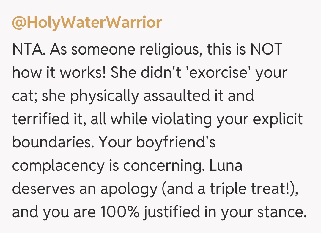 Comentariu de la @HolyWaterWarrior