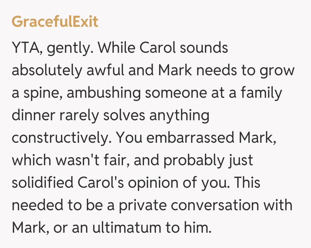 Comentariu de la GracefulExit