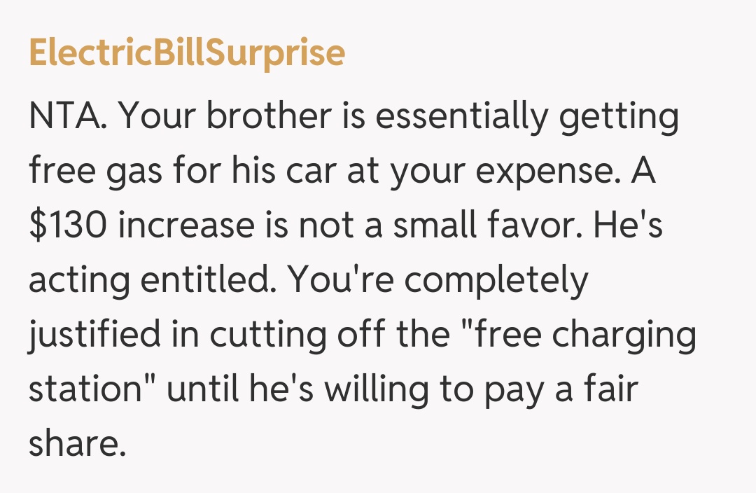 Comentariu de la ElectricBillSurprise