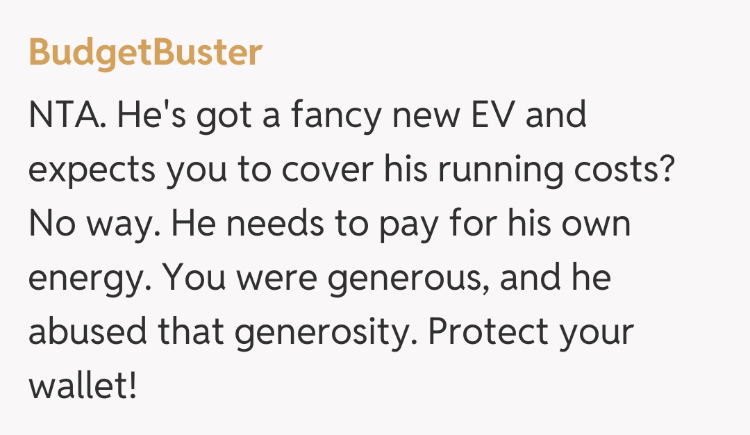 Comentariu de la BudgetBuster