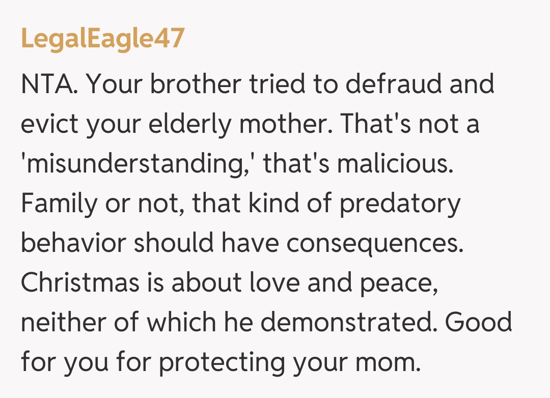 Comentariu de la LegalEagle47