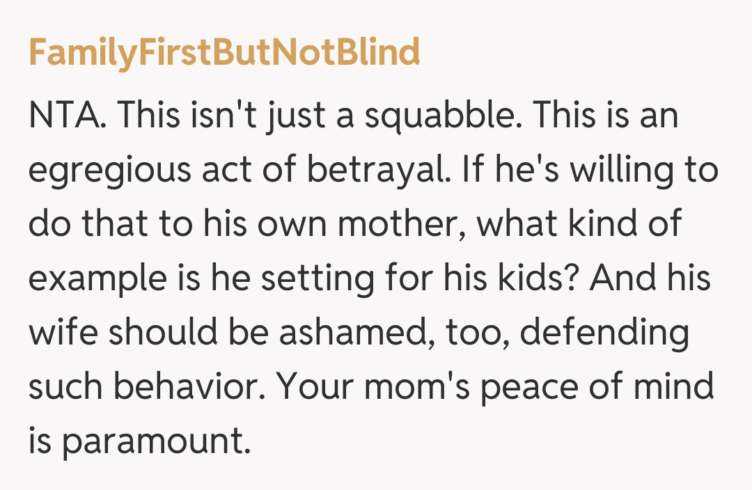 Comentariu de la FamilyFirstButNotBlind