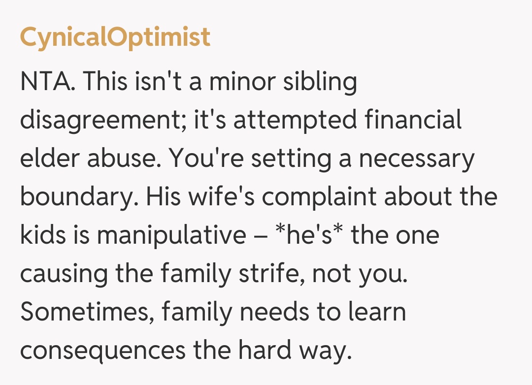 Comentariu de la CynicalOptimist