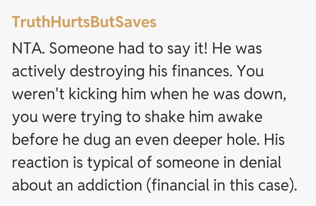 Comentariu de la TruthHurtsButSaves