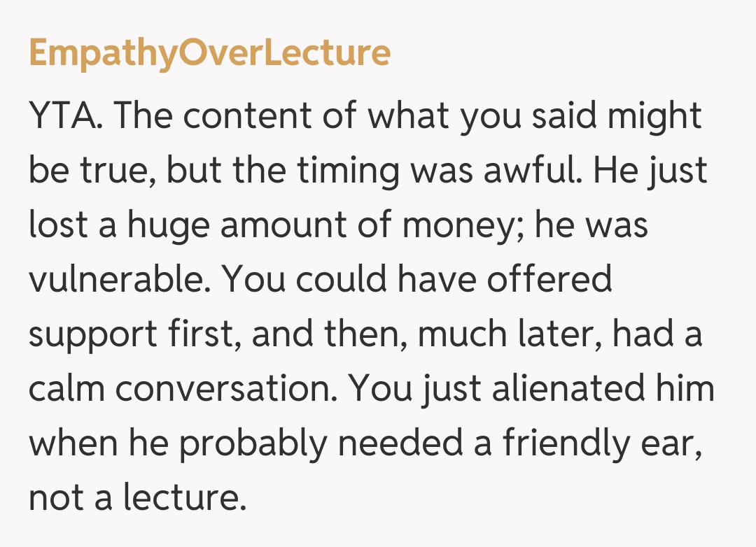 Comentariu de la EmpathyOverLecture