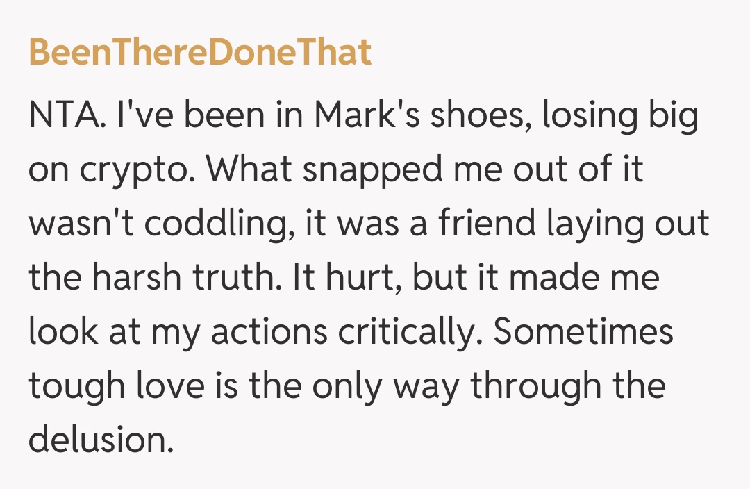 Comentariu de la BeenThereDoneThat