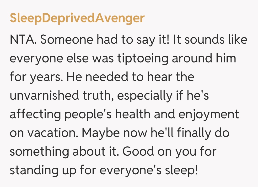 Comentariu de la SleepDeprivedAvenger