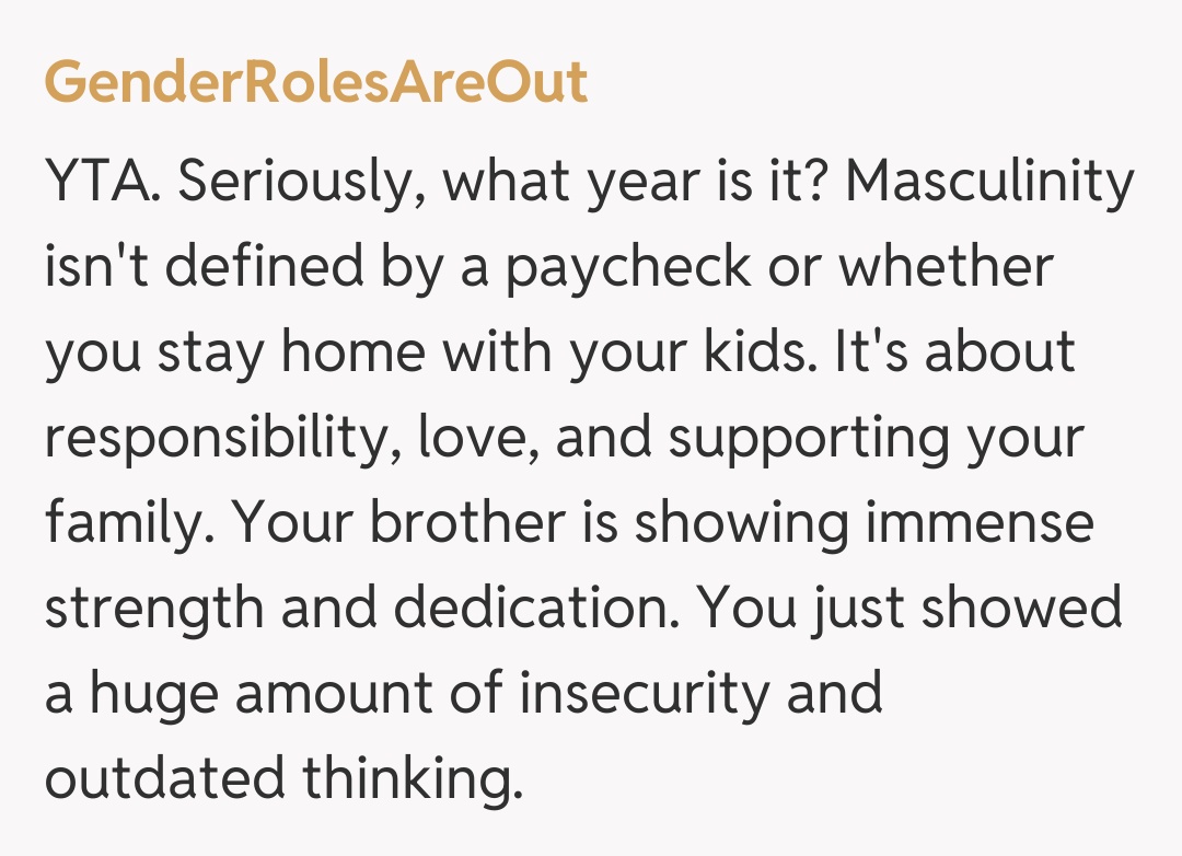 Comentariu de la GenderRolesAreOut