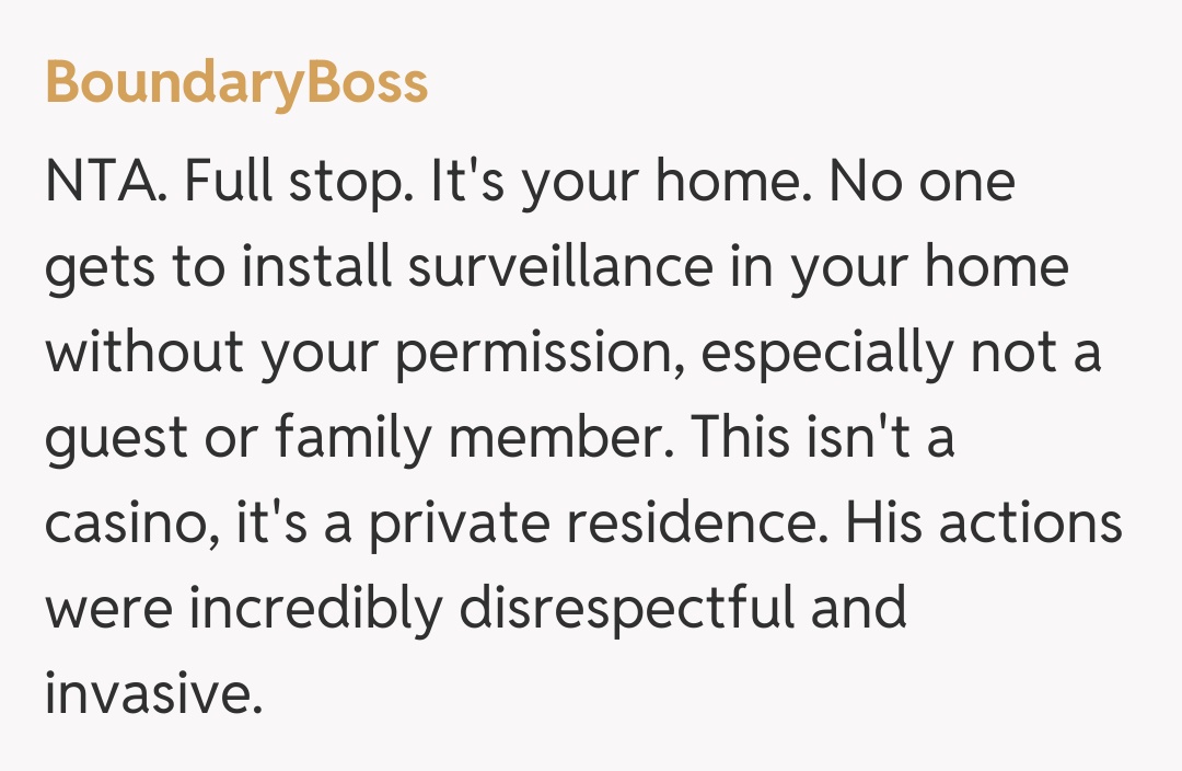 Comentariu de la BoundaryBoss