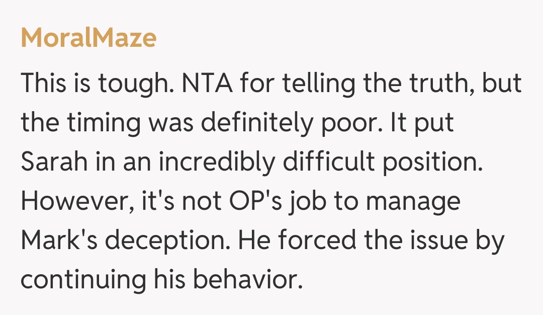 Comentariu de la MoralMaze