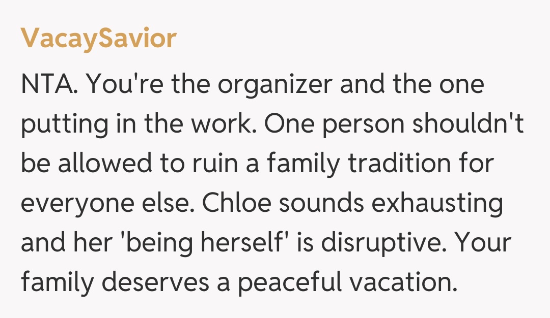 Comentariu de la VacaySavior