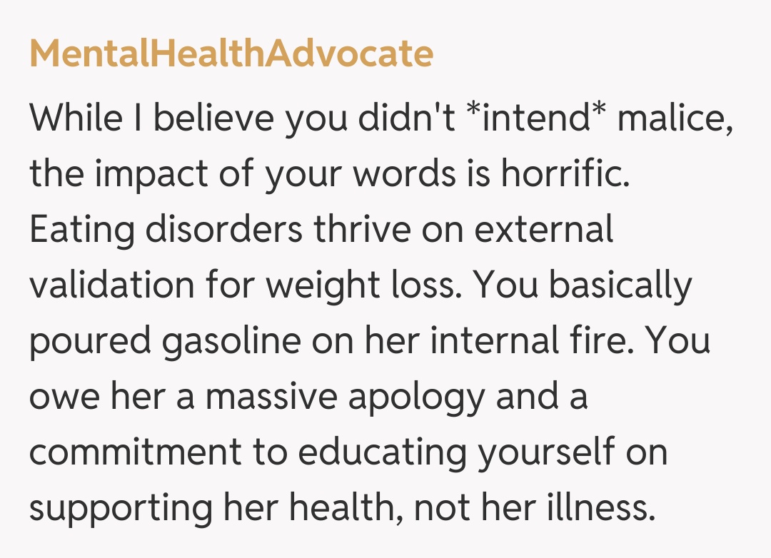 Comentariu de la MentalHealthAdvocate