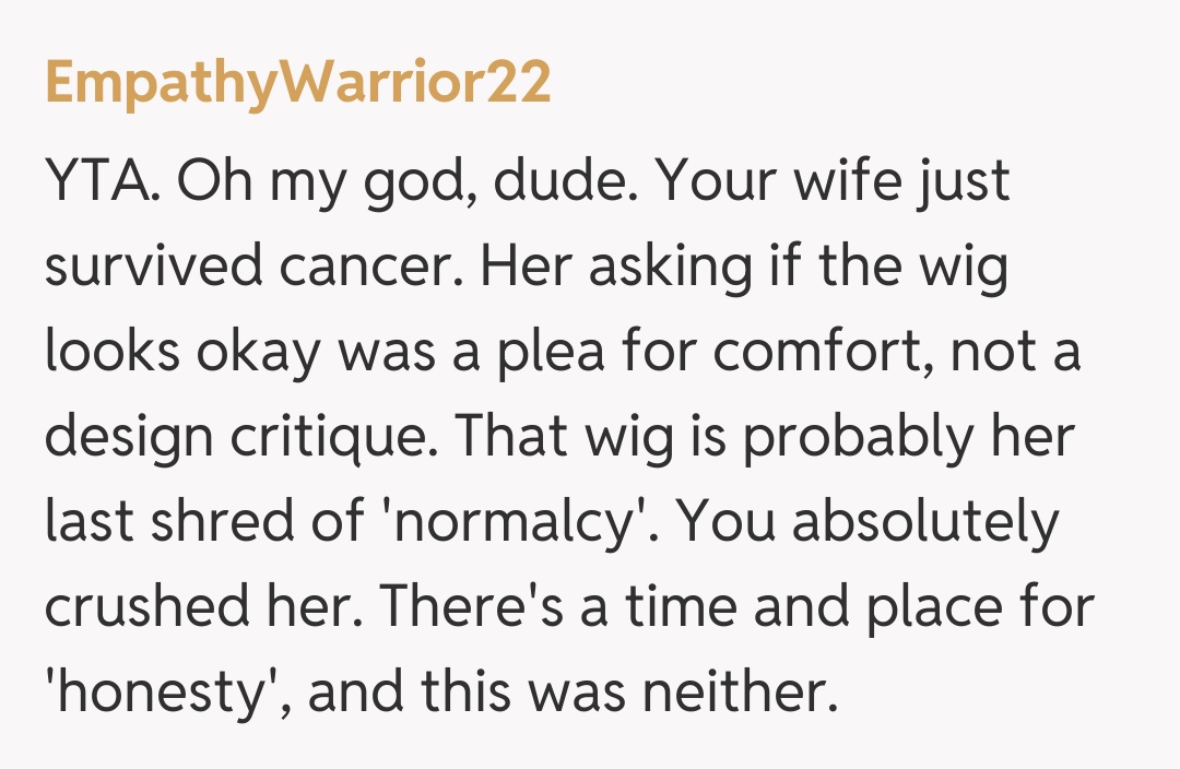 Comentariu de la EmpathyWarrior22