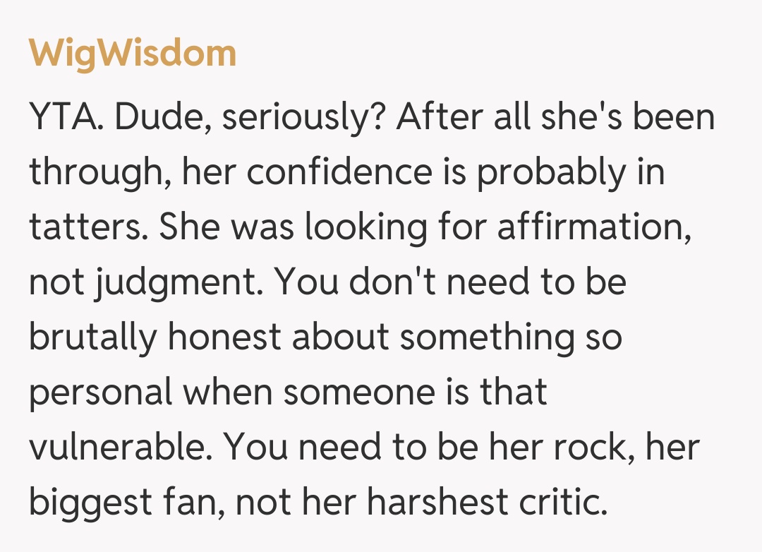 Comentariu de la WigWisdom