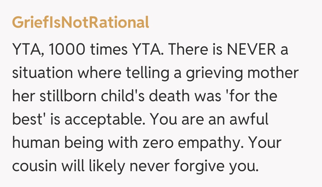 Comentariu de la GriefIsNotRational