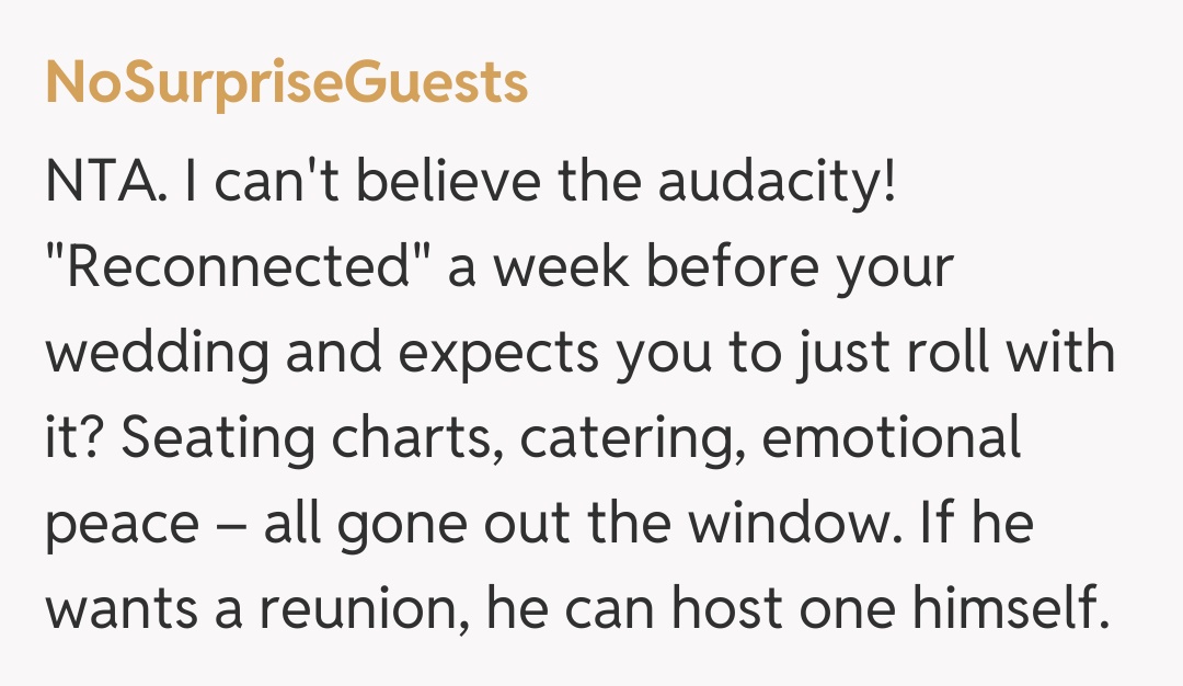 Comentariu de la NoSurpriseGuests