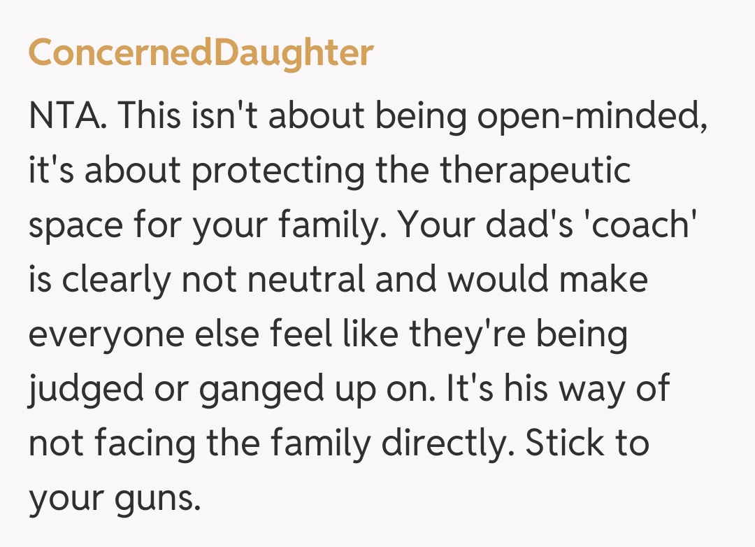 Comentariu de la ConcernedDaughter