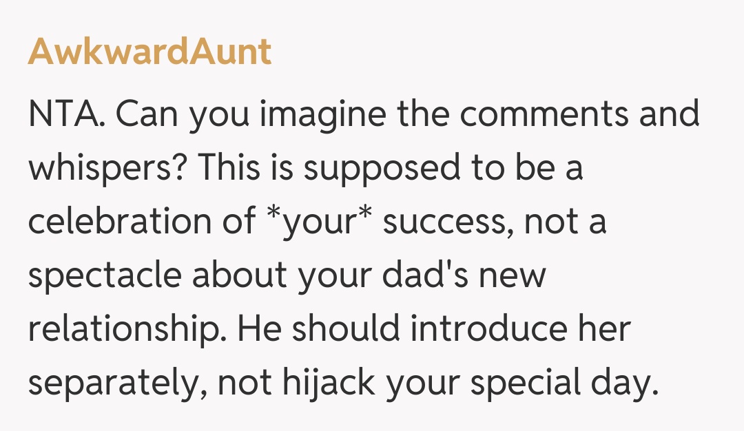 Comentariu de la AwkwardAunt