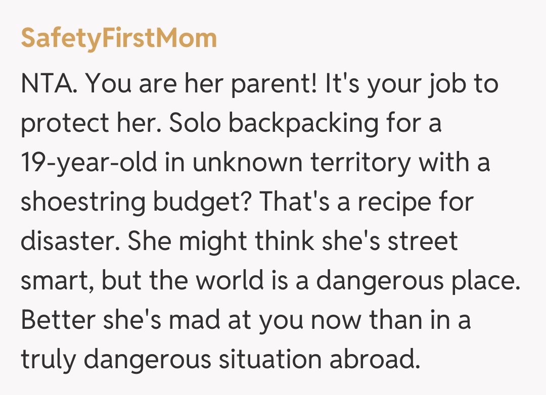 Comentariu de la SafetyFirstMom