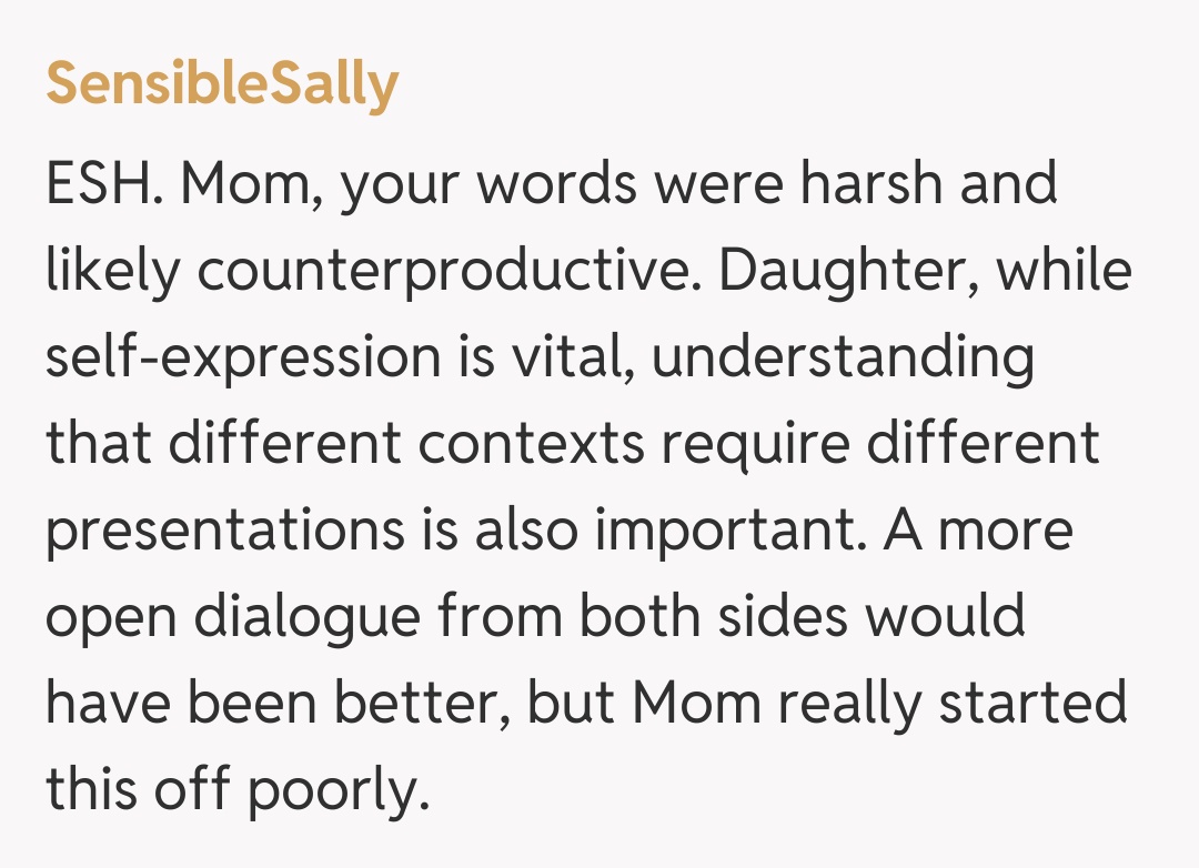 Comentariu de la SensibleSally