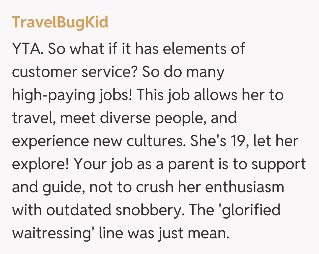 Comentariu de la TravelBugKid