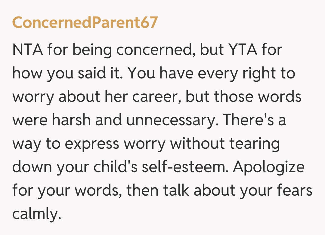 Comentariu de la ConcernedParent67