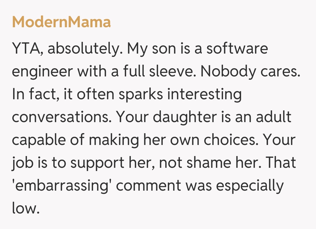 Comentariu de la ModernMama