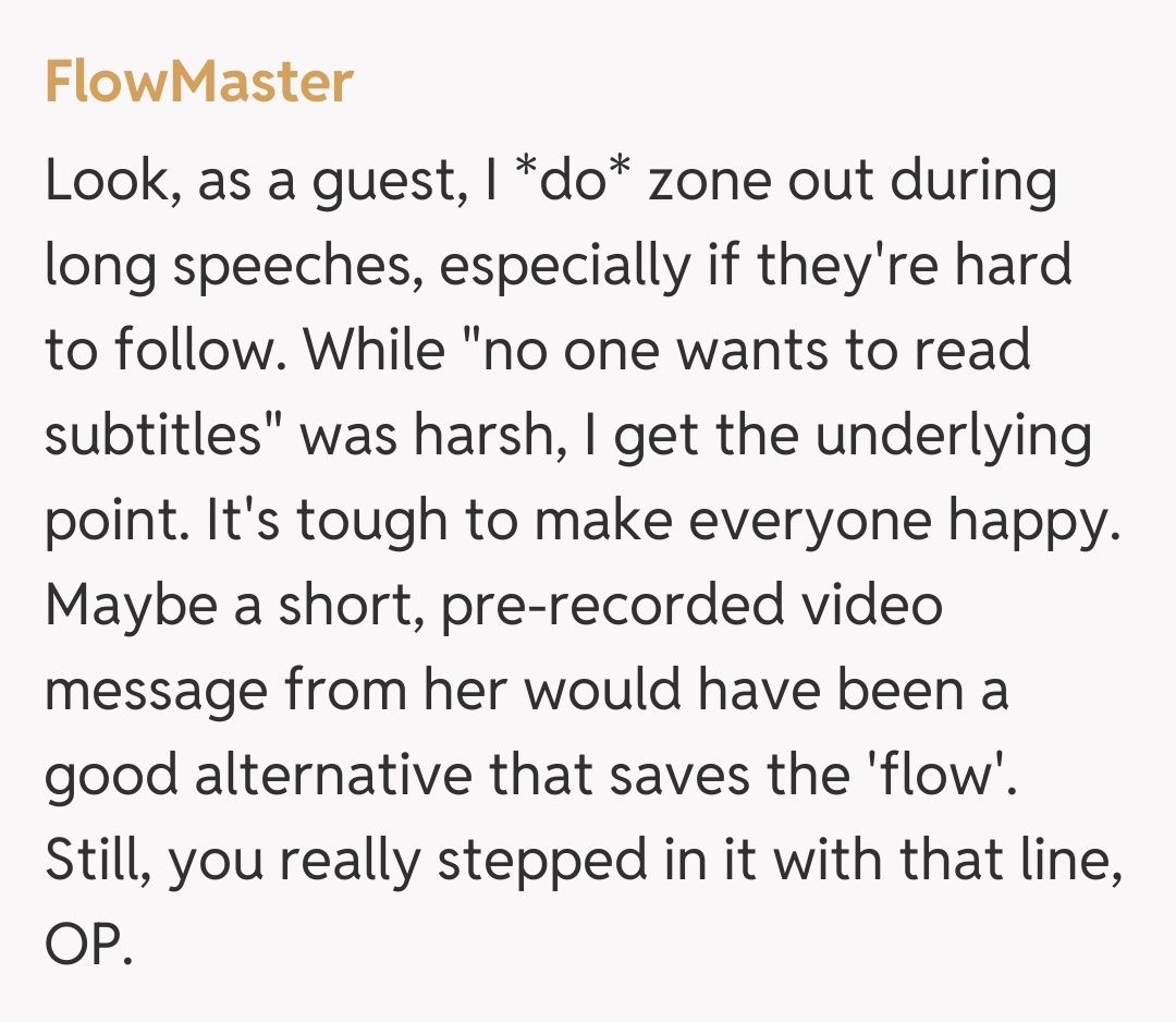 Comentariu de la FlowMaster