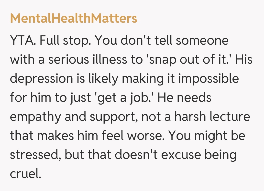 Comentariu de la MentalHealthMatters