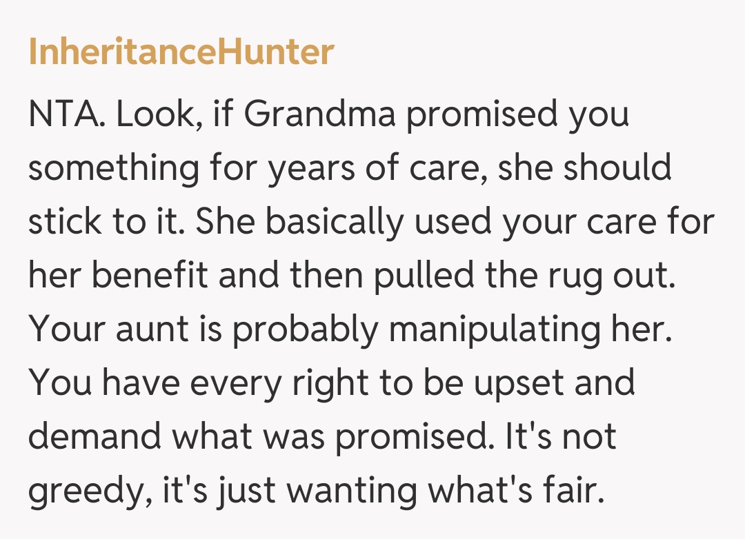 Comentariu de la InheritanceHunter